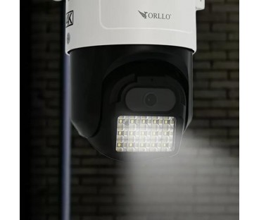 Kamera IP ORLLO Z17 Ultra 4K zewnętrzna obrotowa GSM na kartę SIM