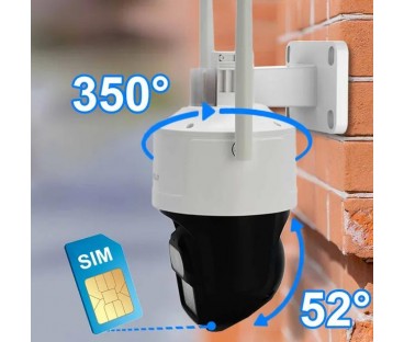 Kamera IP ORLLO Z17 Ultra 4K zewnętrzna obrotowa GSM na kartę SIM