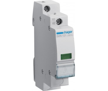 Lampka sygnalizacyjna, 230V AC, Zielony LED HAGER SVN121