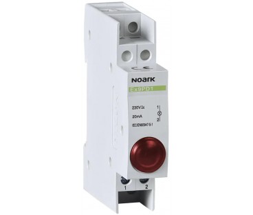 LAMPKA SYGNALIZACYJNA, 230V AC/DC, 1 CZERWONY LED Ex9PD1r Noark 102433