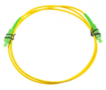 PATCHCORD ŚWIATŁOWODOWY SM 1M SIMPLEX 9/125, SC/APC-SC/APC 3MM