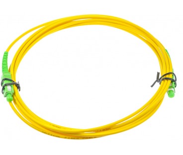 PATCHCORD ŚWIATŁOWODOWY SM 3M SIMPLEX 9/125, SC/APC-SC/APC 3MM
