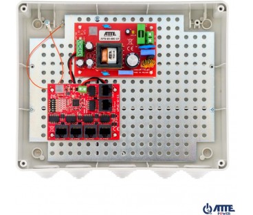 Zestaw do 5 kamer IP switch PoE 5P+1UP ATTE IP-5-11-L3