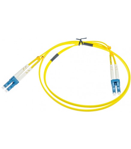 PATCHCORD ŚWIATŁOWODOWY SM 1M DUPLEX 9/125, LC/UPC-LC/UPC