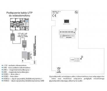 ACO INS-MPR 4” Monitor INSPIRO - kolorowy cyfrowy 4” do systemów videodomofonowych