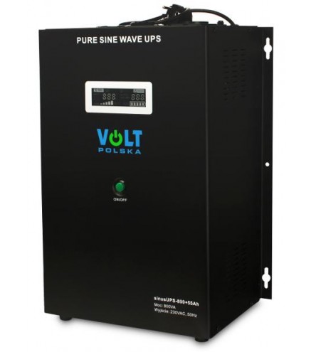 Przetwornica VOLT POLSKA SinusUPS-800 55Ah 12V 500/800W
