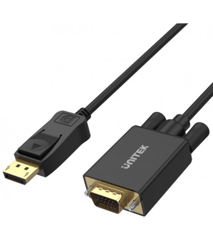 Adapter Unitek DisplayPort na VGA, kabel 1,8m