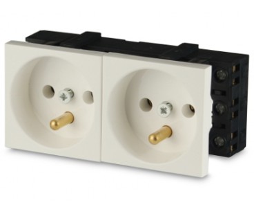 Gniazdo 2M elektryczne podwójne