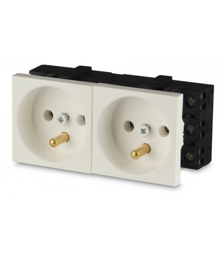 Gniazdo 2M elektryczne podwójne