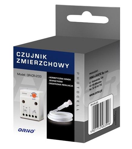 CZUJNIK ZMIERZCHOWY OR-CR-233 ORNO Z SONDĄ
