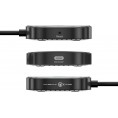 Unitek Bezprzewodowy transmiter HDMI 1080p, 1 nadajnik + 2 odbiorniki, czarny