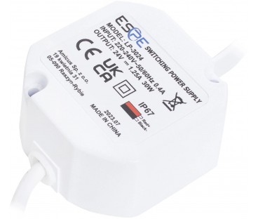 ZASILACZ IMPULSOWY DOPUSZKOWY HERMETYCZNY ESPE LP-3024 24V/30W/1.25A