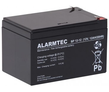 Akumulator AGM ALARMTEC serii BP 12V 12Ah