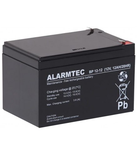 Akumulator AGM ALARMTEC serii BP 12V 12Ah