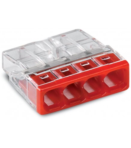 Szybkozłączka DRUT 4x 0,5-2,5mm2 WAGO 2273-204 (Paczka 100szt.)