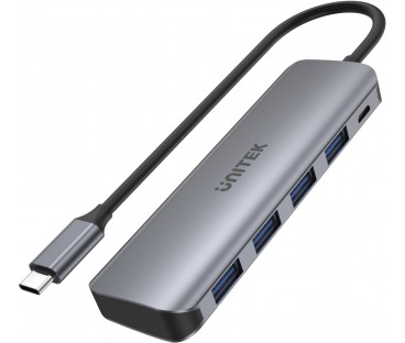 Unitek Aktywny hub USB-C 4xUSB 3.1 Gen1 microUSB