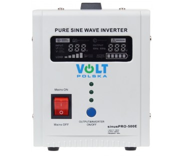 PRZETWORNICA VOLT POLSKA SINUSPRO-500E 12V 350/500W