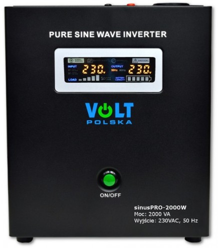 PRZETWORNICA VOLT POLSKA SINUSPRO-2000W 24V 1400/2000W