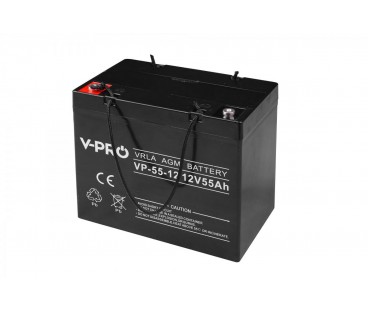 Akumulator VOLT POLSKA AGM VPRO 12V 55Ah
