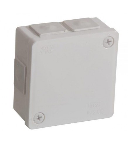 Puszka natynkowa pusta 6 wlotów VIPLAST VP-22 BIAŁA IP55 86x86x40mm 022-01