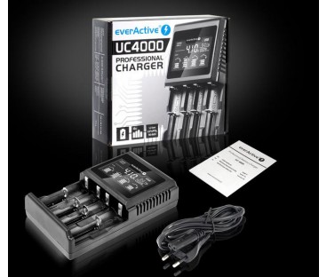 Ładowarka do akumulatorków cylindrycznych Li-ion oraz Ni-MH everActive UC-4000