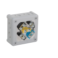 Puszka natynkowa z zaciskami 12 wlotów VIPLAST VP-41 SZARA IP55 98x98x42mm 041-53