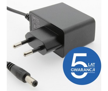 ZASILACZ WTYCZKOWY ESPE 12V 2A 24W WTYK PROSTY 2,1x5,5mm 5 LAT GW.