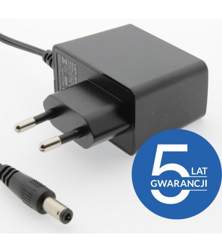 ZASILACZ WTYCZKOWY ESPE 12V 2A 24W WTYK PROSTY 2,1x5,5mm 5 LAT GW.