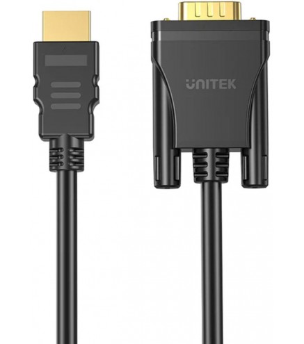 Unitek Kabel HDMI na VGA, FullHD 60Hz, 2 m