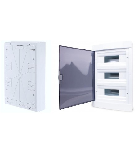Rozdzielnica natynkowa 36 modułowa (3*12M) Adelid RM-NT-36T