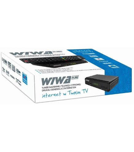 Tuner DVB-T/T2 WIWA H.265