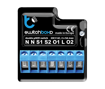 Przełącznik Blebox SwitchBoxD WiFi 230V