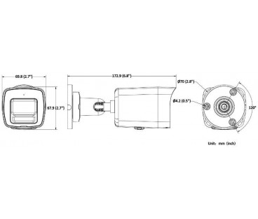 Kamera IP Hikvision DS-2CD1027G2H-LIU 2.8mm PL
