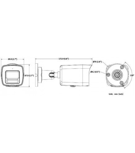 Kamera IP Hikvision DS-2CD1027G2H-LIU 2.8mm PL