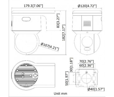 KAMERA IP PTZ HIKVISION DS-2DE3A400BW-DE/W(F1)(T5) PL