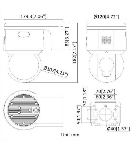 KAMERA IP PTZ HIKVISION DS-2DE3A400BW-DE/W(F1)(T5) PL