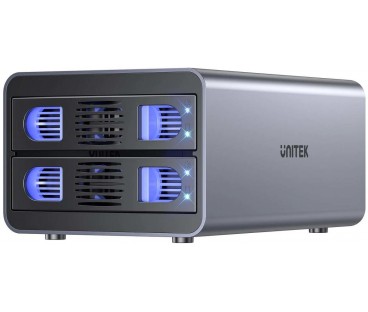 Unitek Obudowa RAID do dysku SATA 2.5''/3.5'' - 4 tryby, 40TB, 5Gb/s