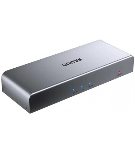Unitek Rozgałęźnik sygnału HDMI 1 IN-2 OUT 4K