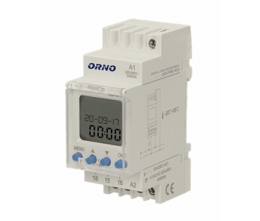 Programator elektroniczny ORNO na szynę DIN OR-PRE-433