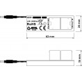 Adapter PoE ATTE SDIP-12-121 Adapter PoE Gigabit obniżający napięcie do 12V