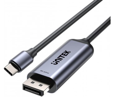 Przewód dwukierunkowy Unitek 8K USB-C do DisplayPort 1,5M