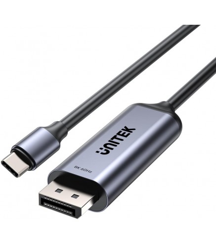 Przewód dwukierunkowy Unitek 8K USB-C do DisplayPort 1,5M