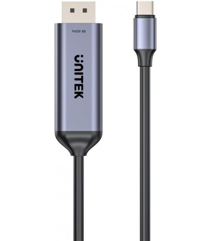 Przewód dwukierunkowy Unitek 8K USB-C do DisplayPort 1,5M
