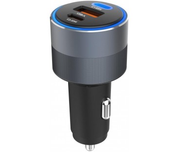 ŁADOWARKA SAMOCHODOWA Forcell F-Energy Alu 85 W 2x USB-C 1x USB-A PD 3.0 QC 4.0 SZARA