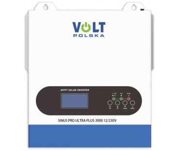 Przetwornica Inwerter solarny Volt Polska SinusPro ULTRA PLUS 3000 12/230V (1500/3000W) + 100A MPPT (30-500V)