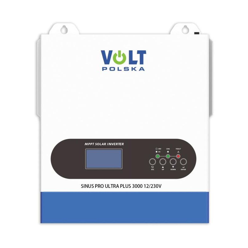 Przetwornica Inwerter solarny Volt Polska SinusPro ULTRA PLUS 3000 12/230V (1500/3000W) + 100A MPPT (30-500V)