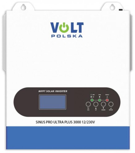 Przetwornica Inwerter solarny Volt Polska SinusPro ULTRA PLUS 3000 12/230V (1500/3000W) + 100A MPPT (30-500V)