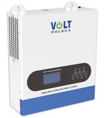 Przetwornica Inwerter solarny Volt Polska SinusPro ULTRA PLUS 3000 12/230V (1500/3000W) + 100A MPPT (30-500V)