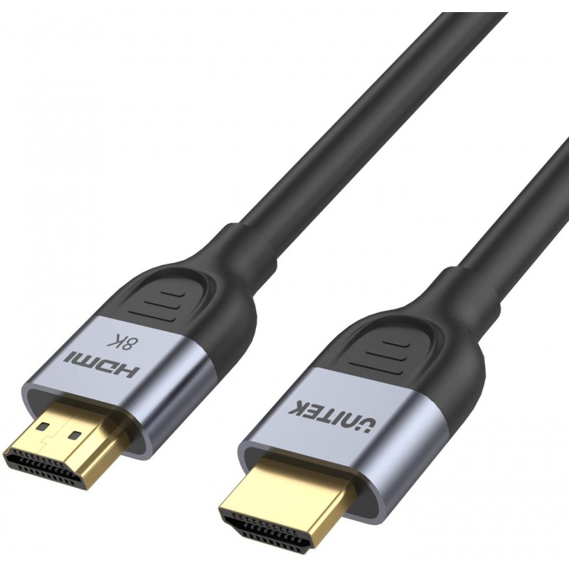 Kabel HDMI Unitek 2.1 8K 60Hz, czarny, 1m