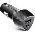 ŁADOWARKA SAMOCHODOWA Forcell Carbon CC50-1A1C 38 W 1x USB-C 1x USB-A PD 3.0 QC 3.0 CZARNA